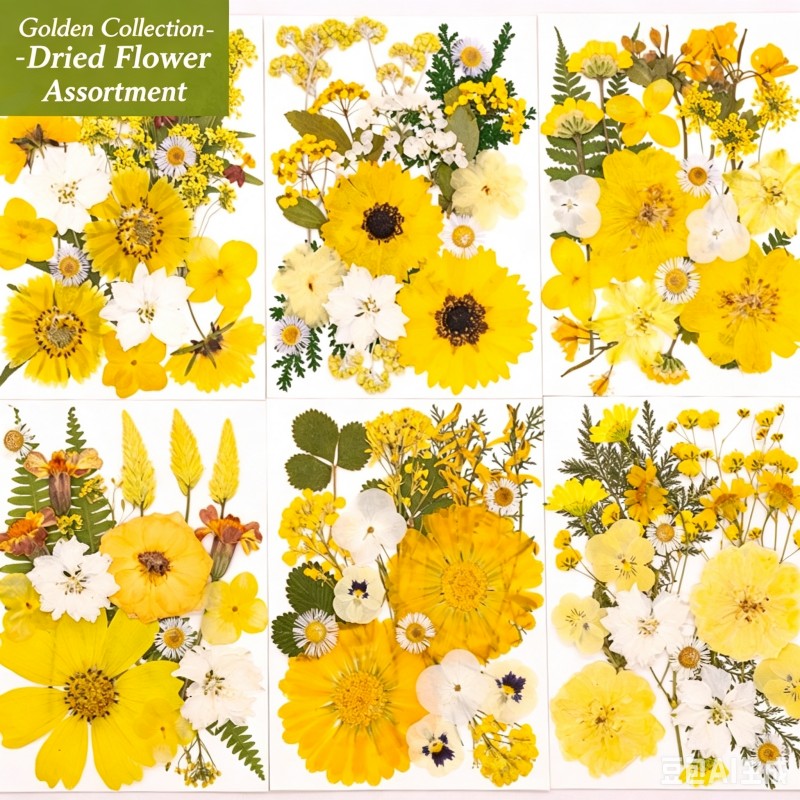 Home Decor Yellow - 6 Types of 21-Piece New Yellow