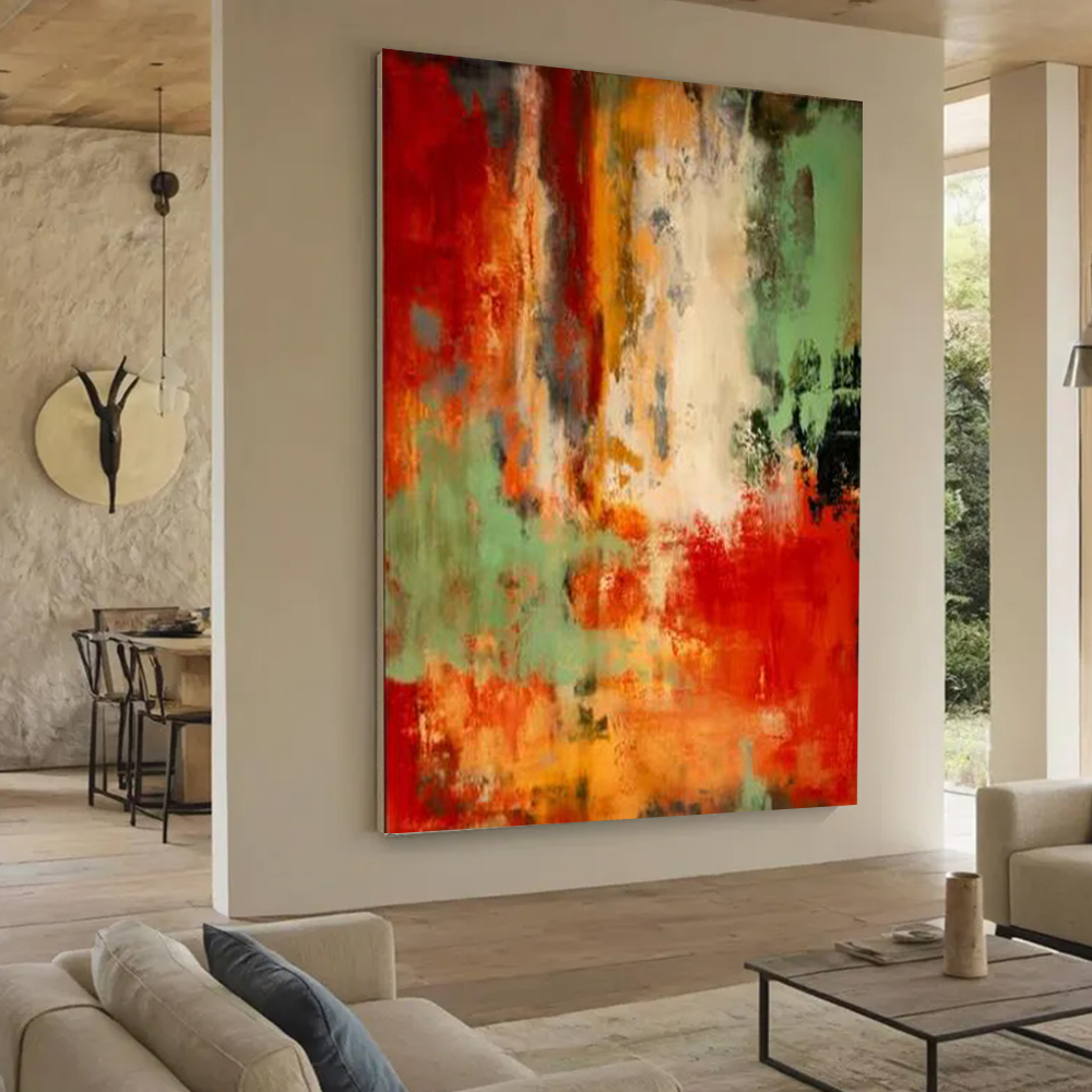 Home Decor Free Images - 100% Handmade Abstract Oil Painting On