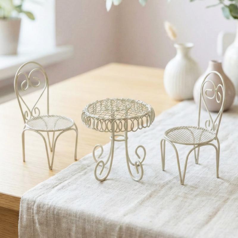Home Decor Company - 1/3Pcs Dollhouse Garden Display Ornament Prop