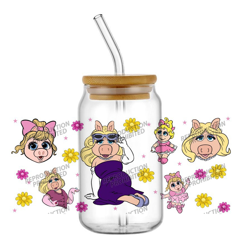 Home Decor Logo - popular puppet show 16oz UV DTF