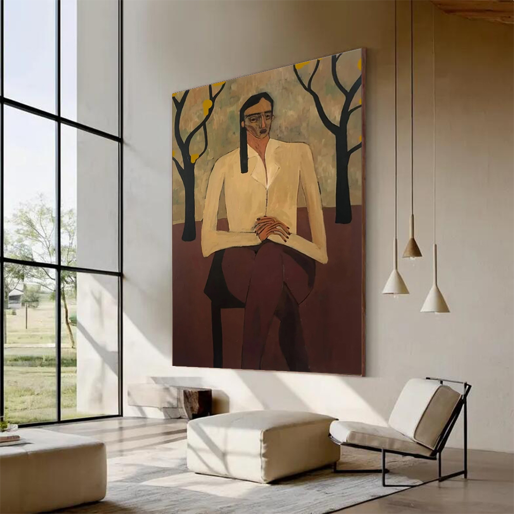 Home Decor Free Images - 100% Handmade Abstract Oil Painting on