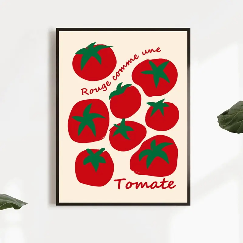 Modern Colorful Red Tomatoes W - Home Decor Nepal review and price
