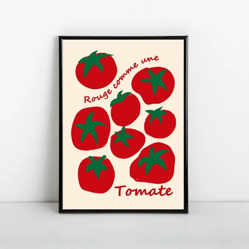 Modern Colorful Red Tomatoes W - Home Decor Nepal review and price