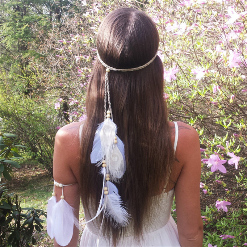 The Indian White Feather Headb - Home Decor Indonesia review and price