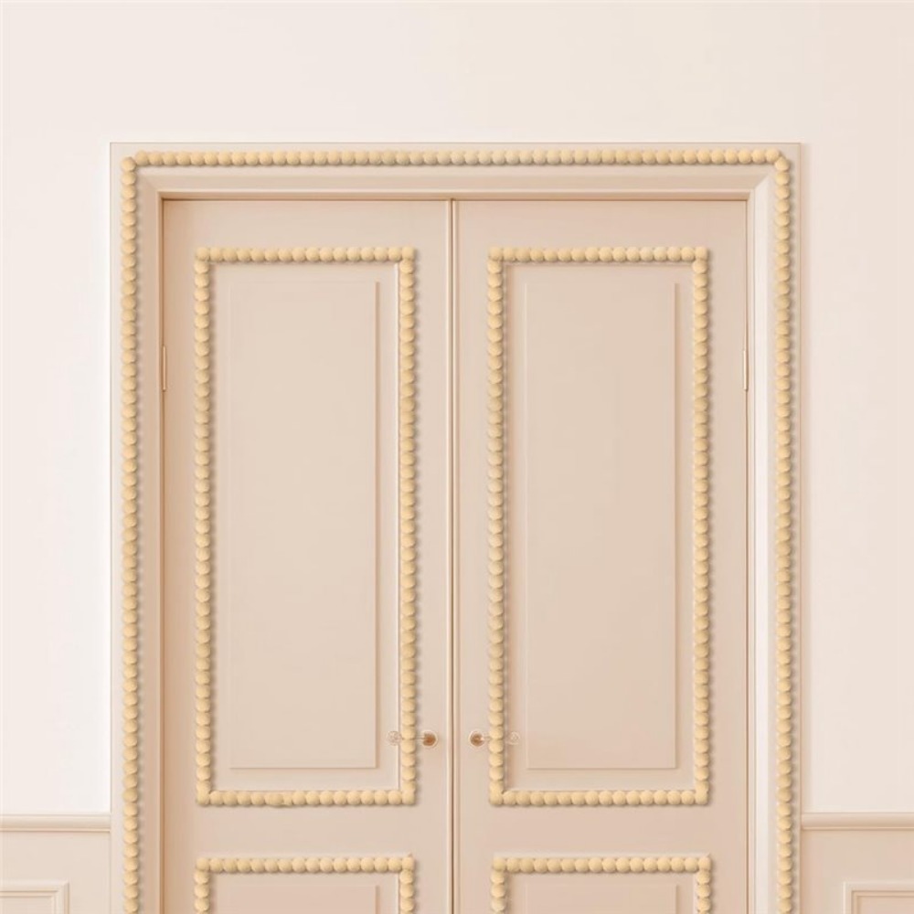 10ft Wood Color Bead Molding T - Home Decor Wall Molding review and price