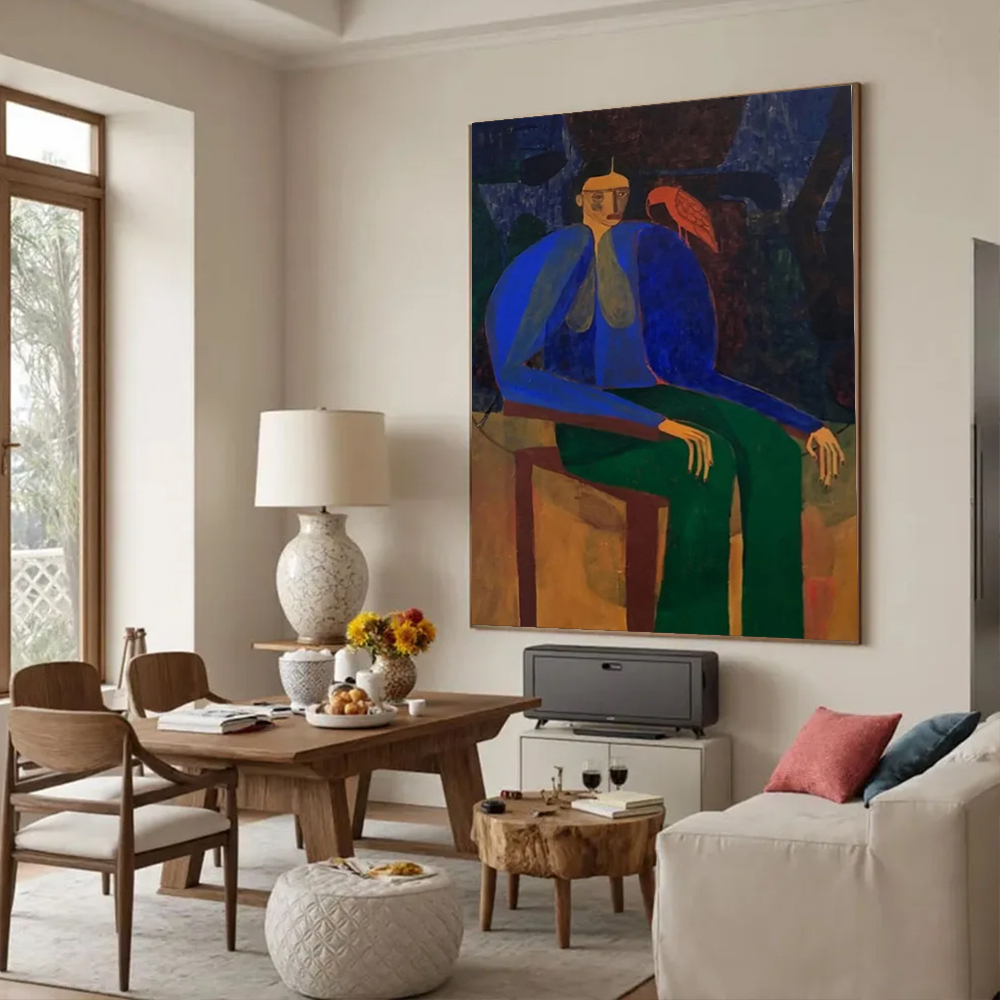 100% Handmade Abstract Oil Pai - Home Decor Free Images review and price