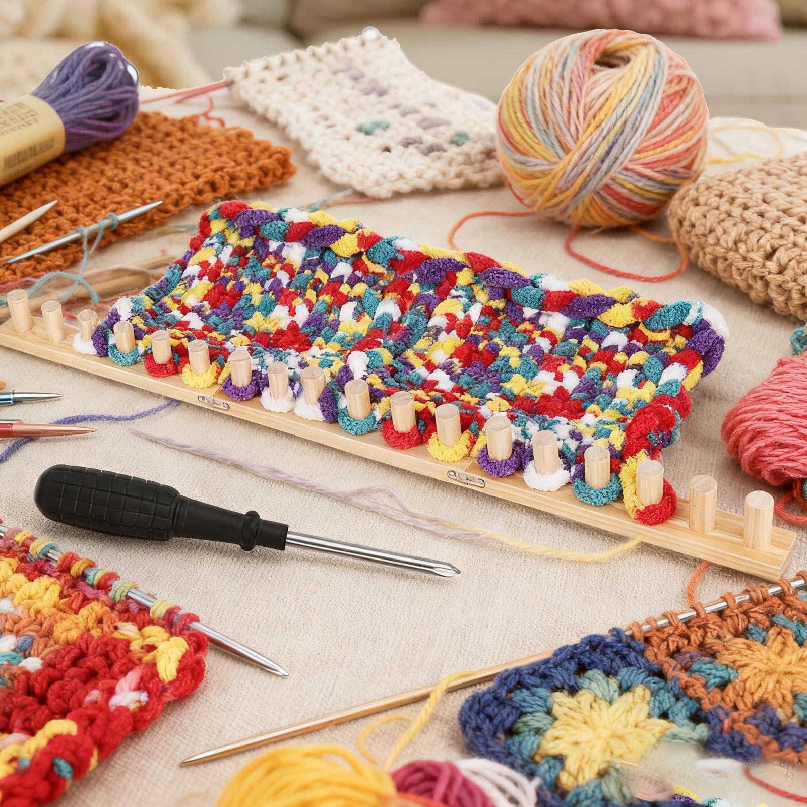 Knitting Loom 35 Inch Wood Chu - Yarn Home Decor review and price