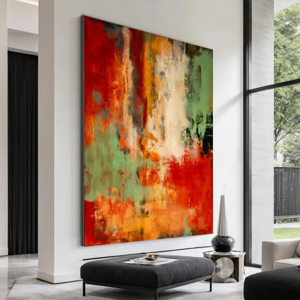 100% Handmade Abstract Oil Pai - Home Decor Free Images review and price