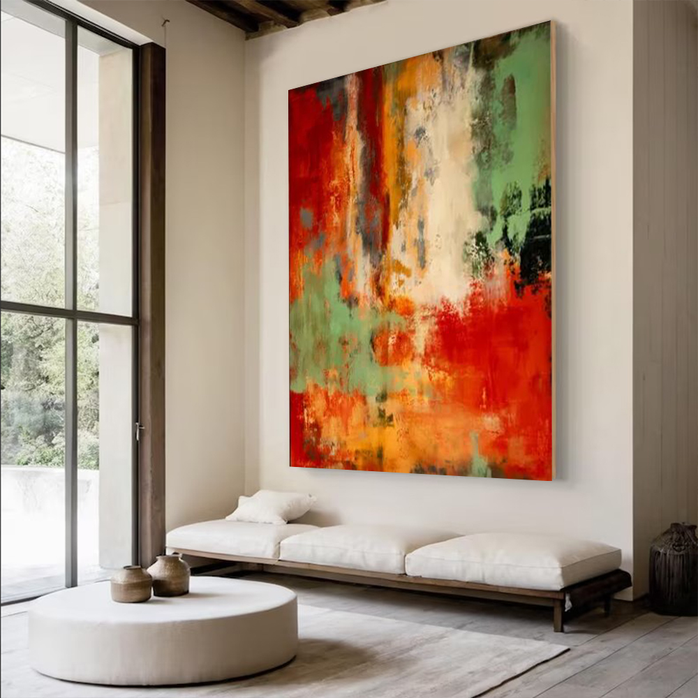 100% Handmade Abstract Oil Pai - Home Decor Free Images review and price