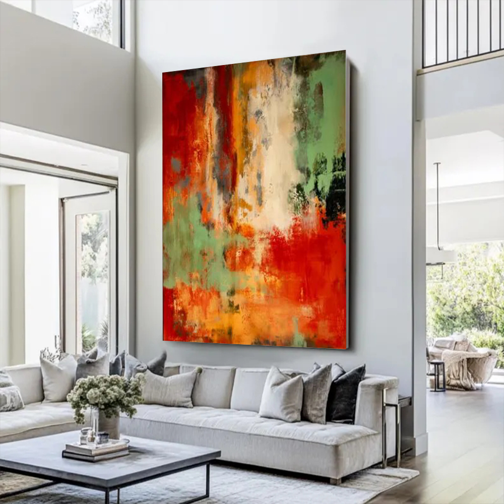 100% Handmade Abstract Oil Pai - Home Decor Free Images review and price