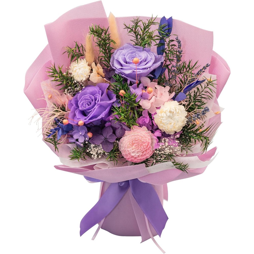 Romantic Preserved Rose Bouque - Home Decor Tulip review and price