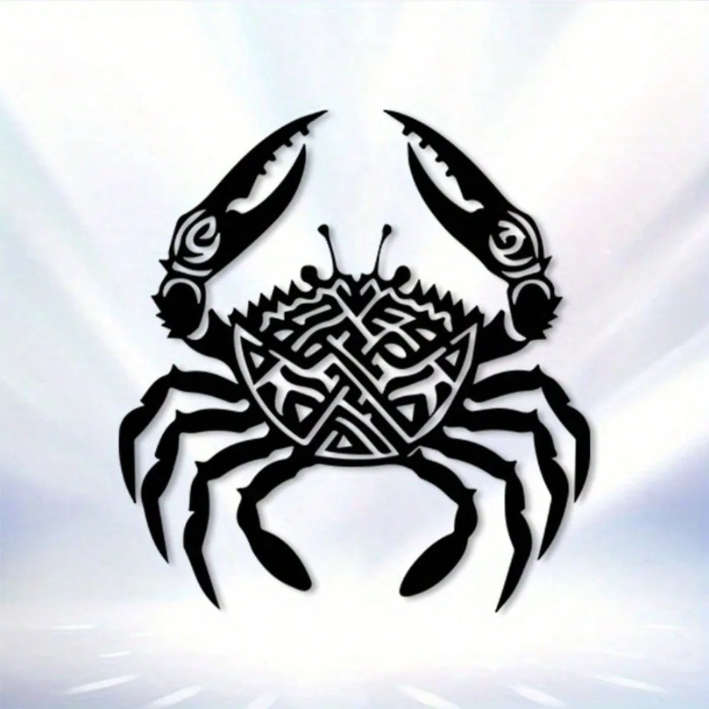 Crab Metal Wall Decor Tribal P - Home Decor Nautical review and price