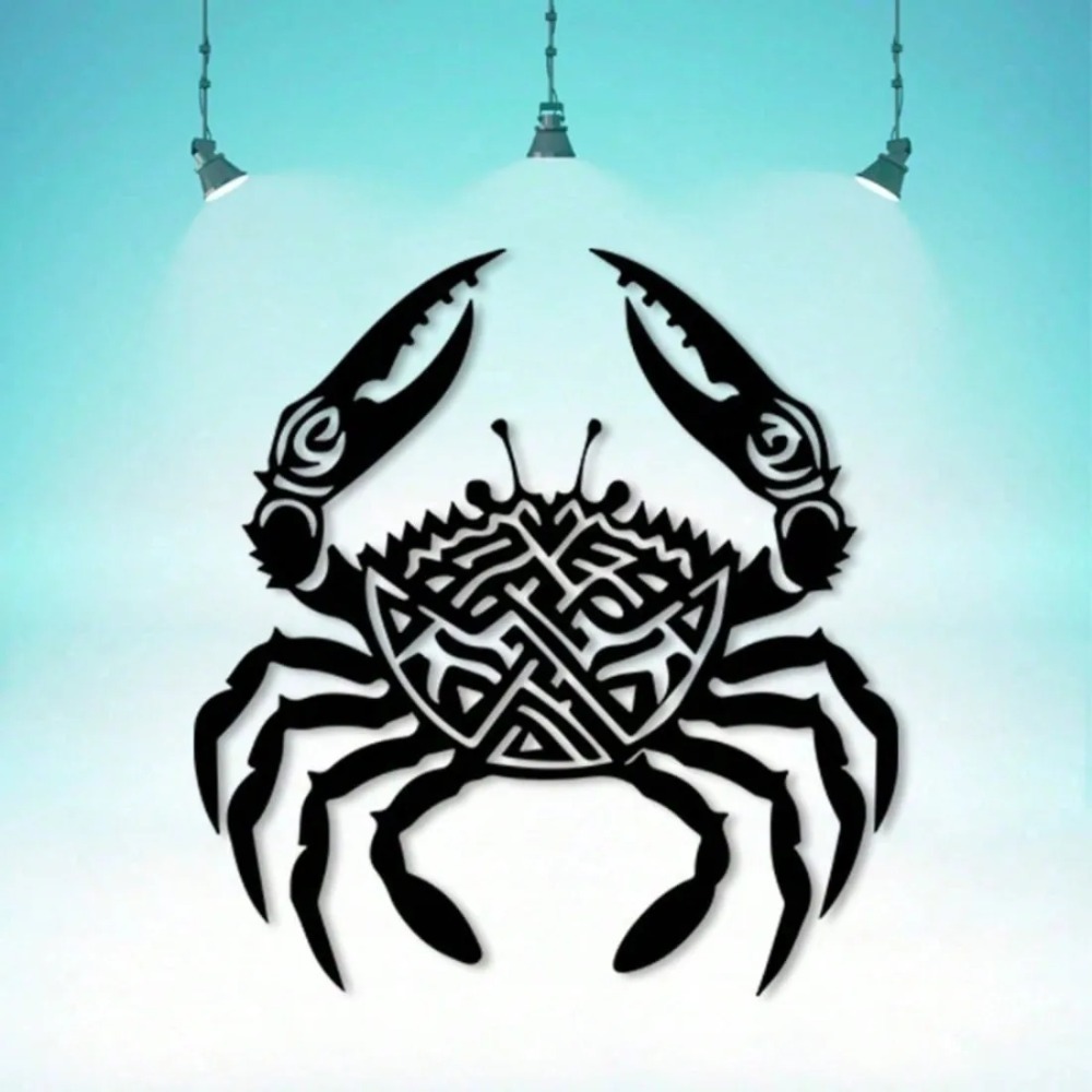 Crab Metal Wall Decor Tribal P - Home Decor Nautical review and price