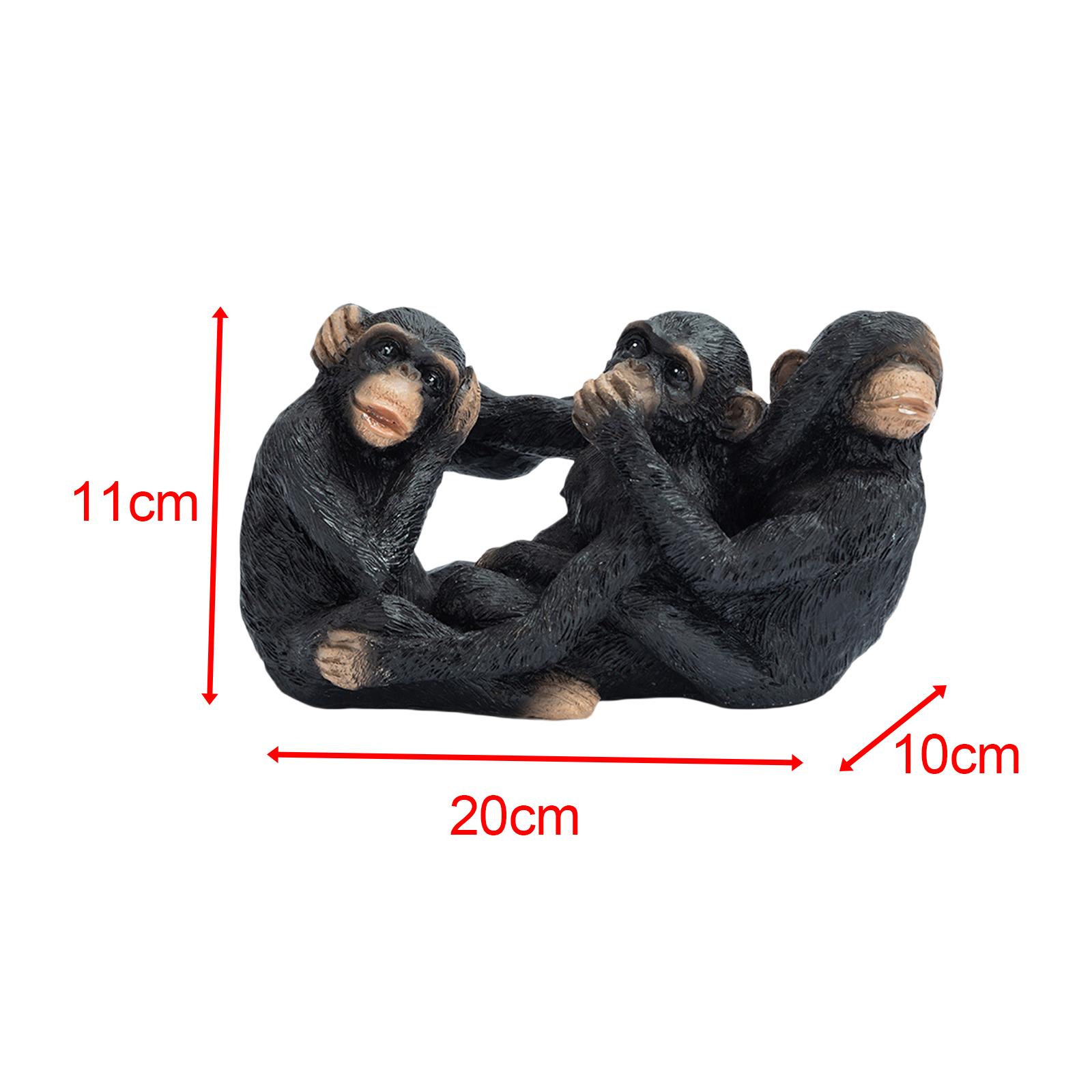 Monkey Statue Sculpture Resin  - Abstract Sculpture Resin review and price