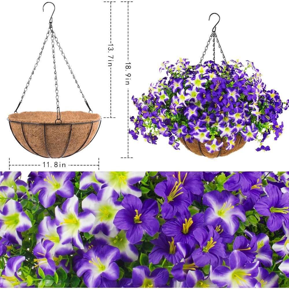 Silky Purple Petunias with Han - Home Decor Tulip review and price