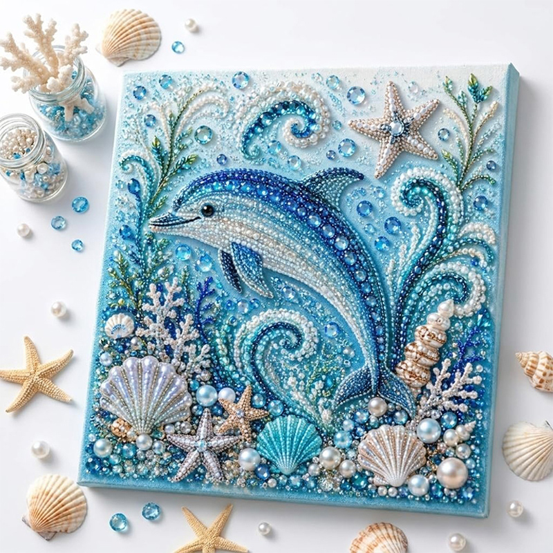 Ocean Theme Pearl Art DIY Kit  - Home Decor Nautical review and price