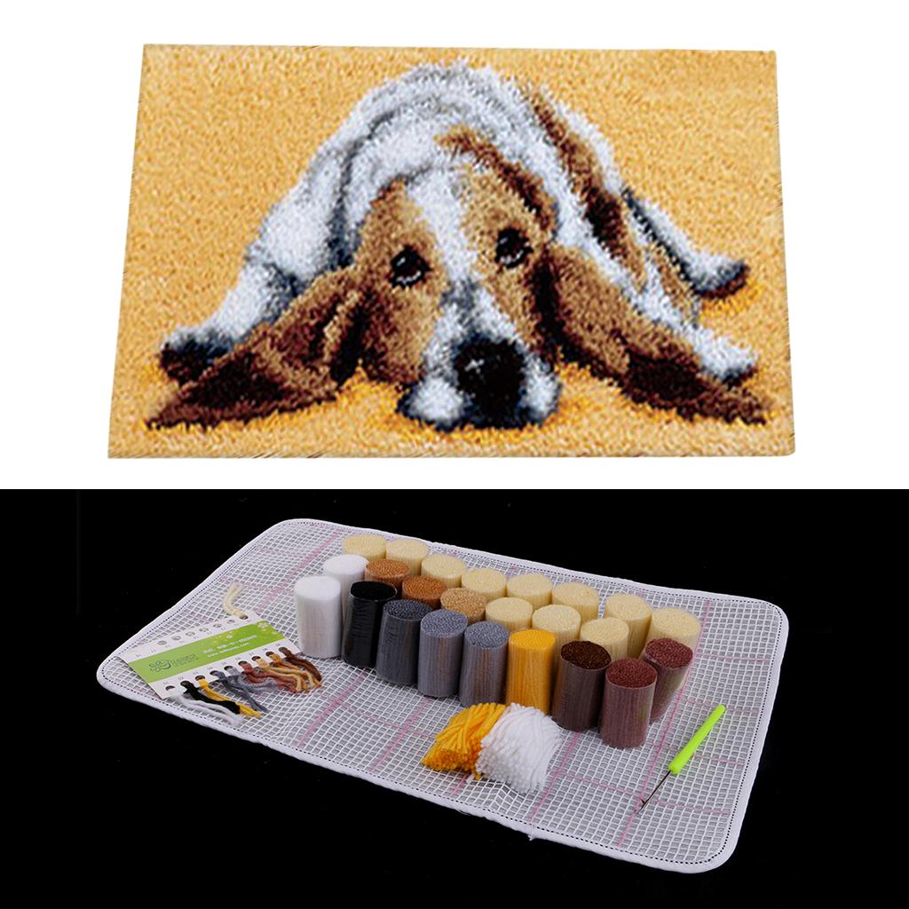 Handmade Latch Hook Rug Canvas - Yarn Home Decor review and price