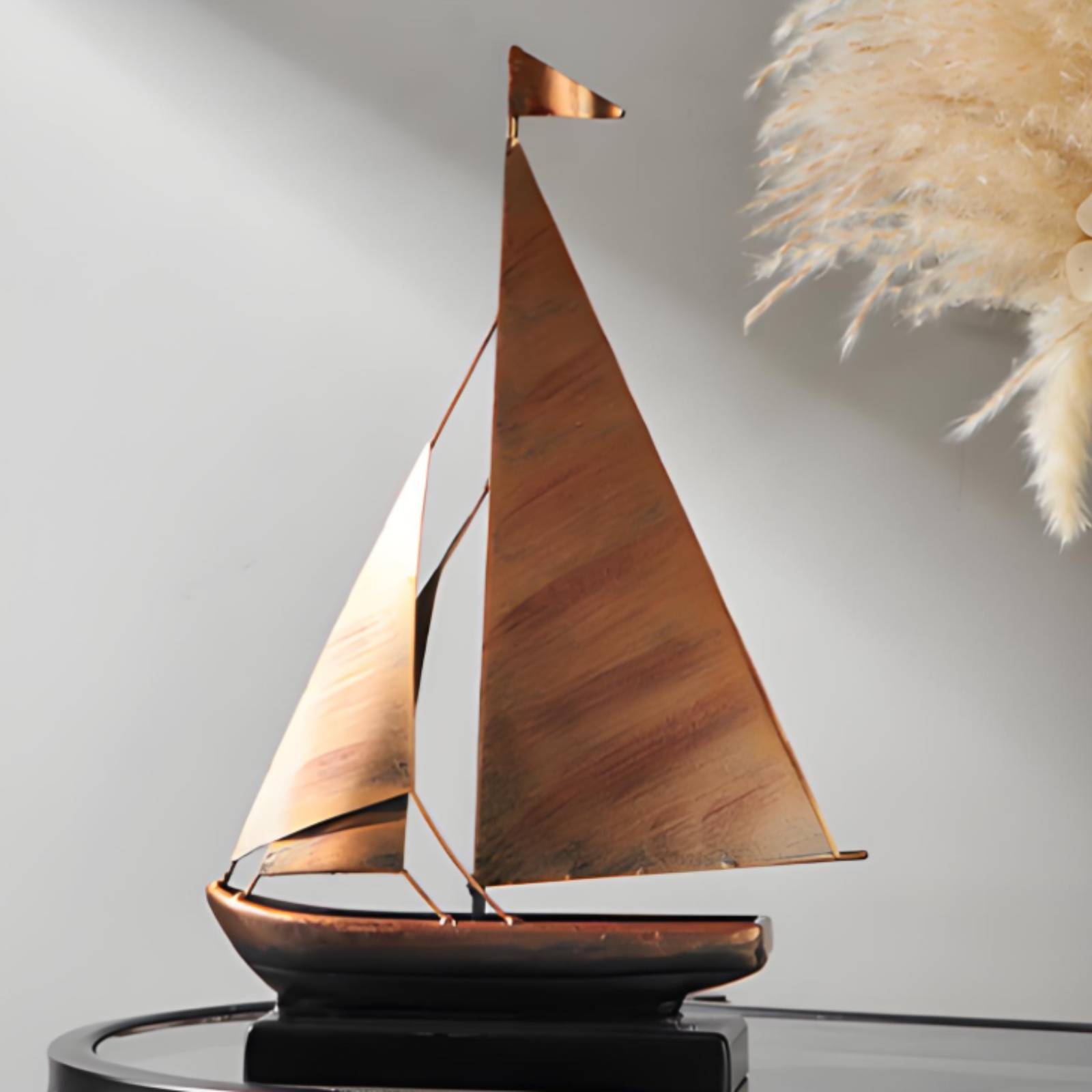 Bronze-Gold Sailboat Ornament  - Home Decor Nautical review and price