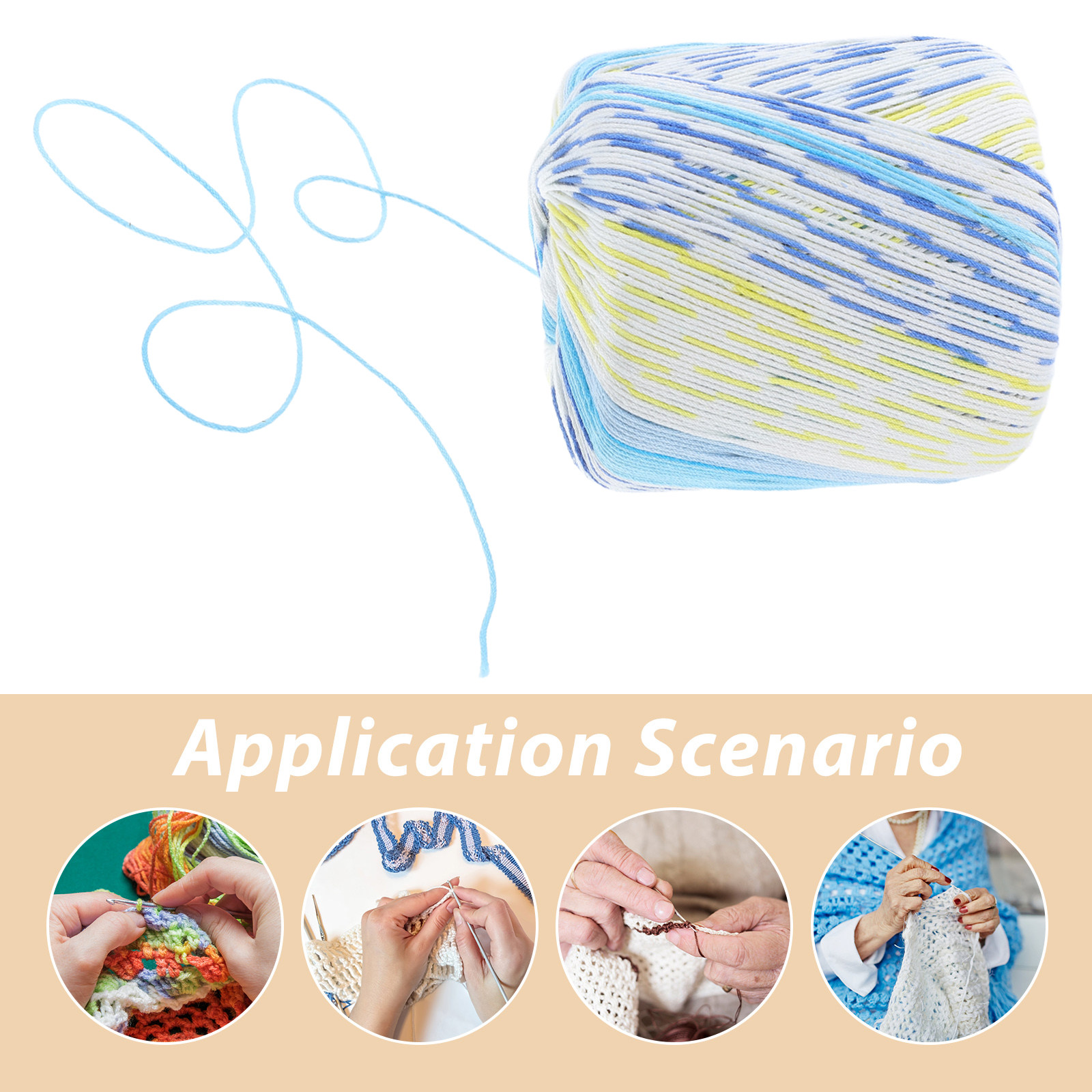 Soft Cotton Crochet Yarn 1 Rol - Yarn Home Decor review and price