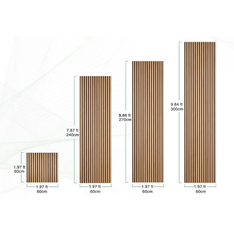 Best Selling Wooden Slatted Ac - Home Decor Wall Panels review and price
