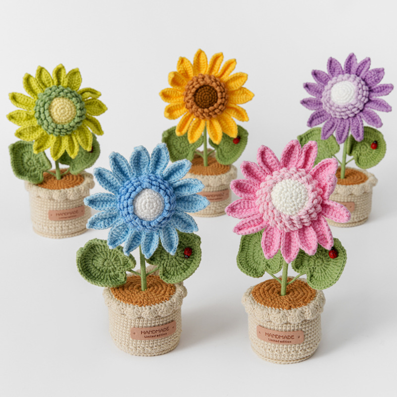 Creative Woven Large Sunflower - Yarn Home Decor review and price