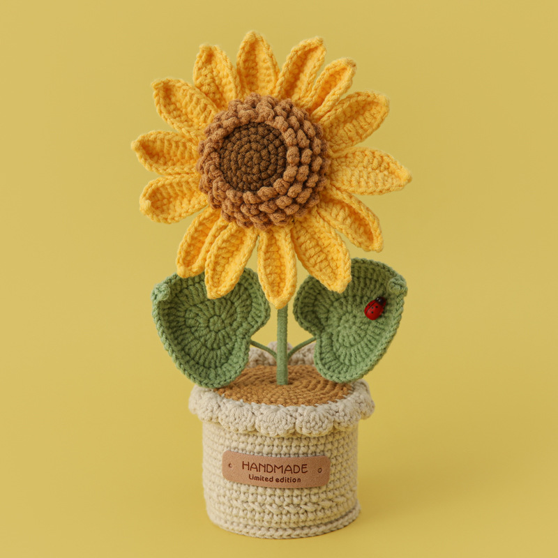 Creative Woven Large Sunflower - Yarn Home Decor review and price