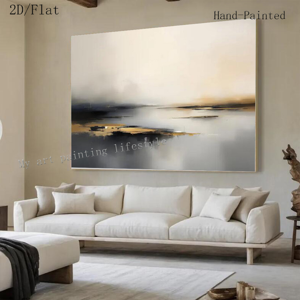 Large Abstract Oil Painting Ha - Home Decor Free Images review and price