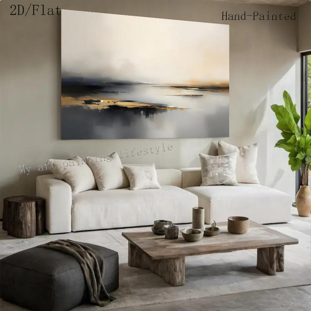 Large Abstract Oil Painting Ha - Home Decor Free Images review and price