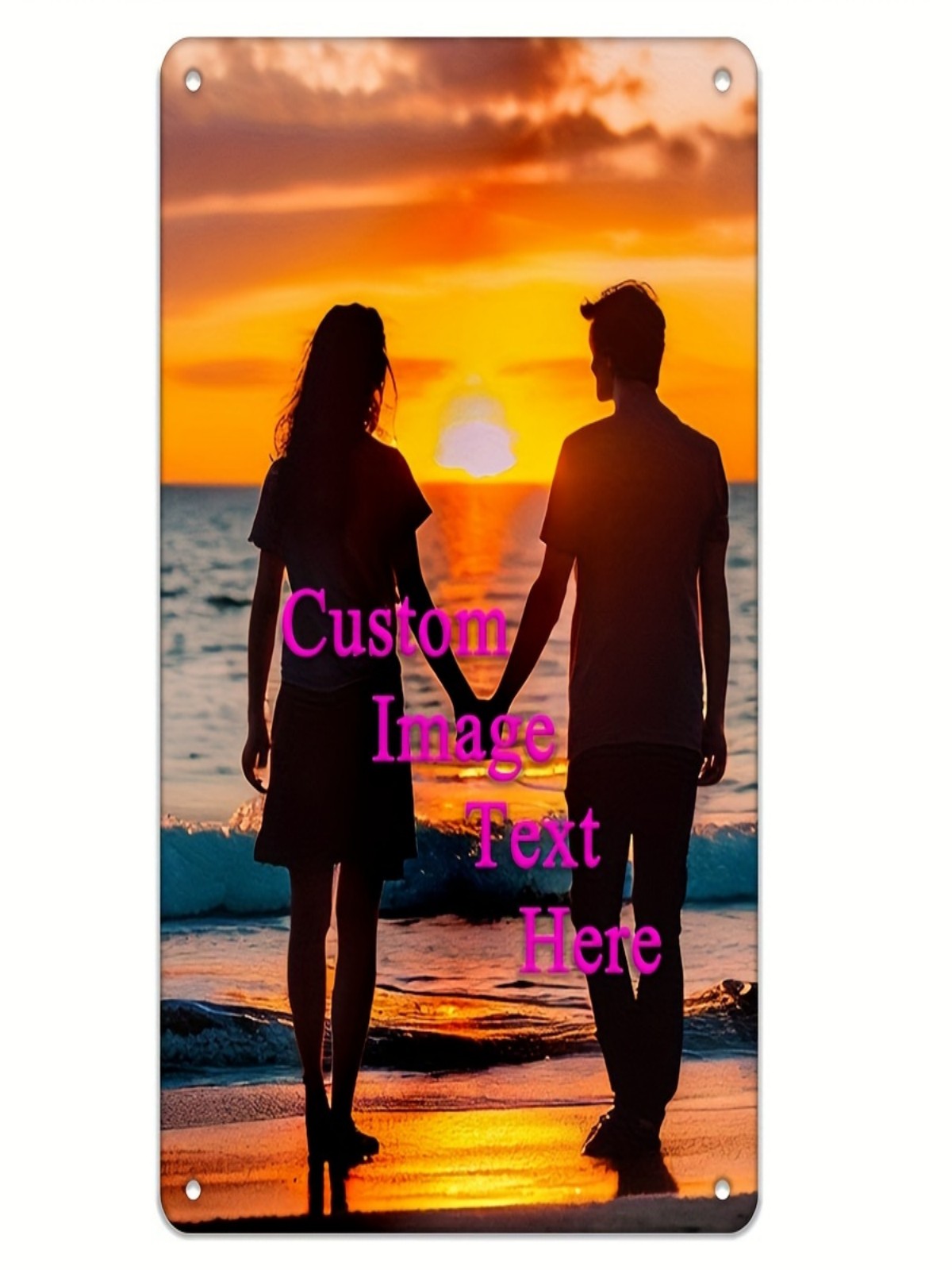 Custom Image/Text 2D Flat Prin - Home Decor Free Images review and price