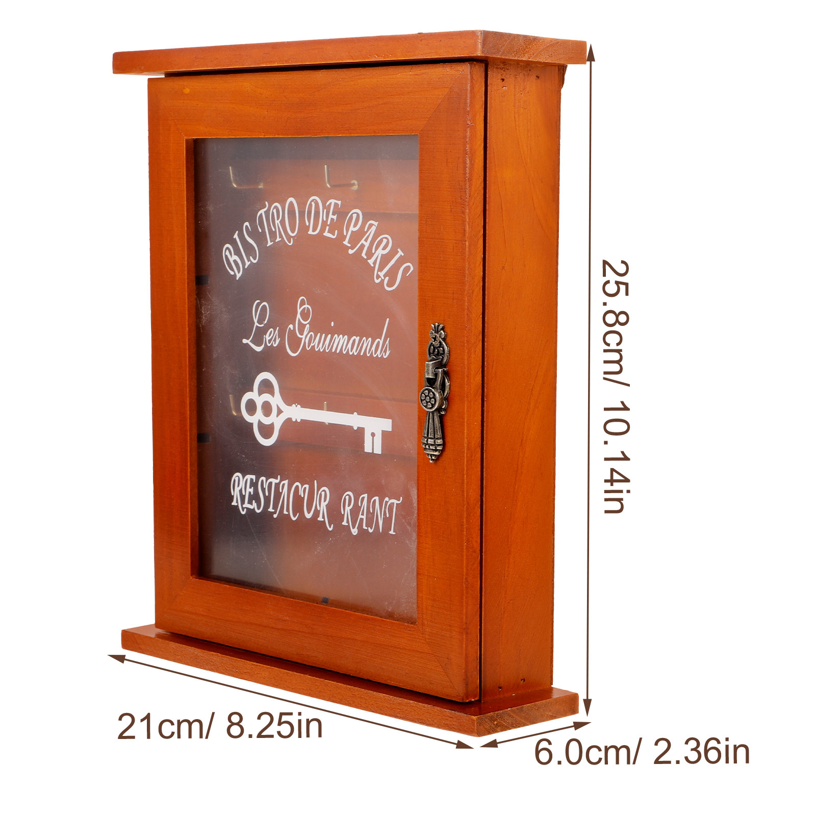 Wooden Wall Mounted Key Cabine - Home Decor Wall Panels review and price
