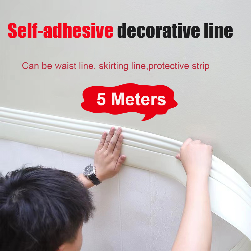 5M Self-Adhesive Wall Trim Mol - Home Decor Wall Molding review and price