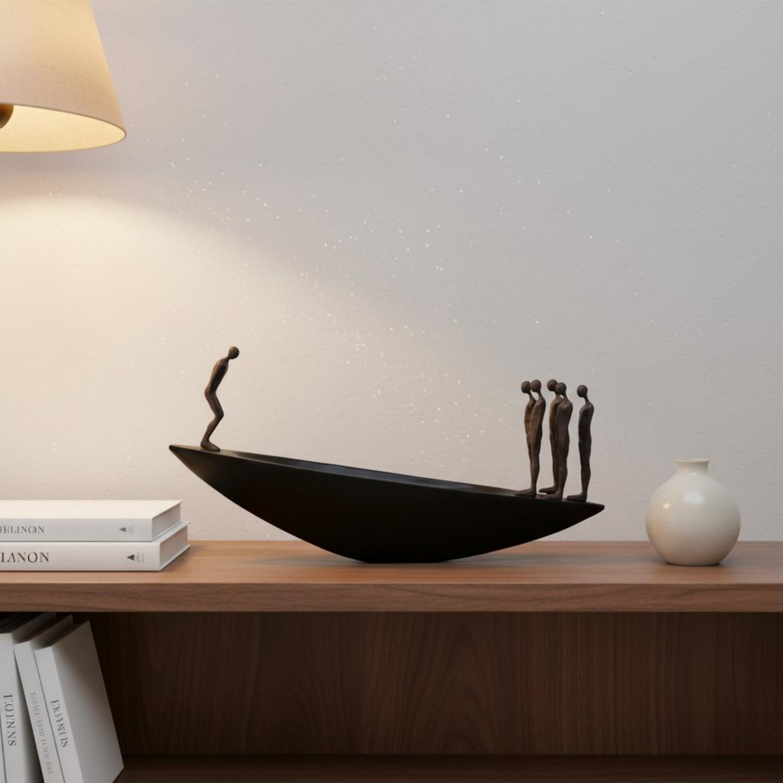 Modern Resin Sailboat Statue A - Abstract Sculpture Resin review and price