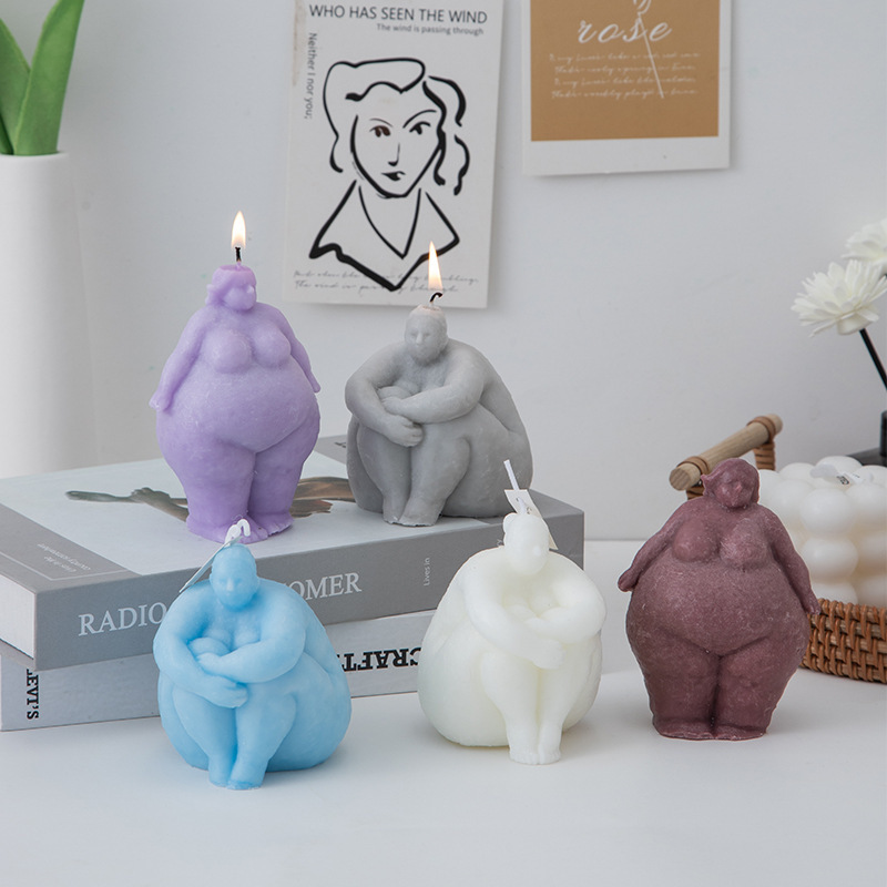 3D Fat Woman/man Portrait Cand - Abstract Sculpture Resin review and price