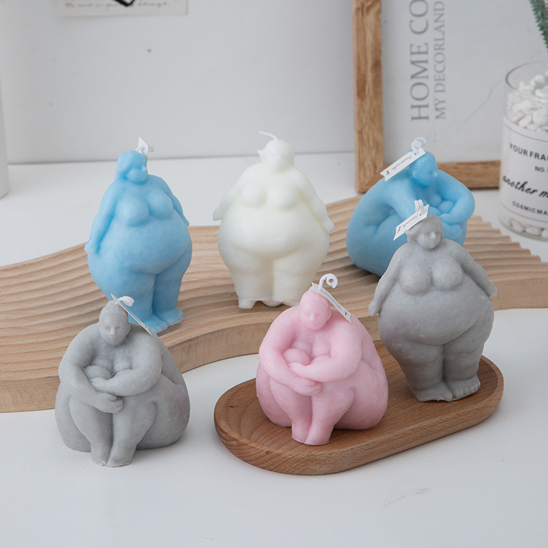 3D Fat Woman/man Portrait Cand - Abstract Sculpture Resin review and price