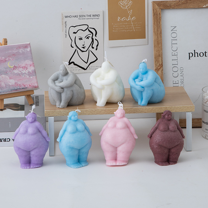 3D Fat Woman/man Portrait Cand - Abstract Sculpture Resin review and price