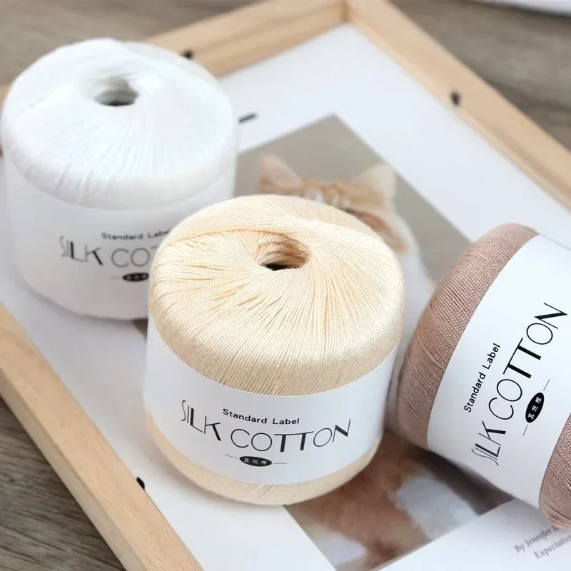50g Silk Lace Cotton Milk Croc - Yarn Home Decor review and price