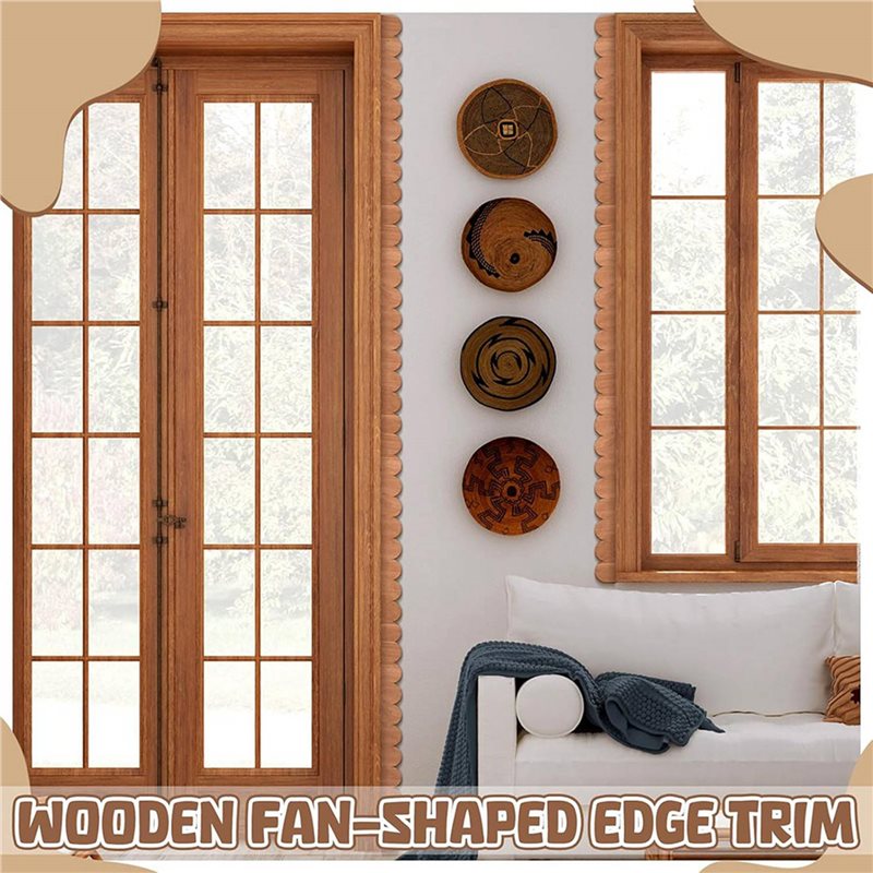 T19C 72Pcs Unfinished Scallope - Home Decor Wall Molding review and price