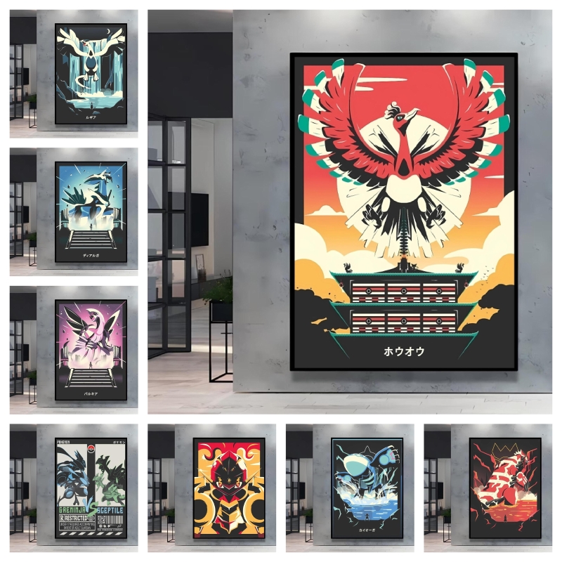 Canvas Artwork Painting Pokemo - Home Decor Free Images review and price