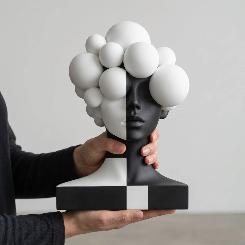 Modern Abstract Resin Sculptur - Abstract Sculpture Resin review and price