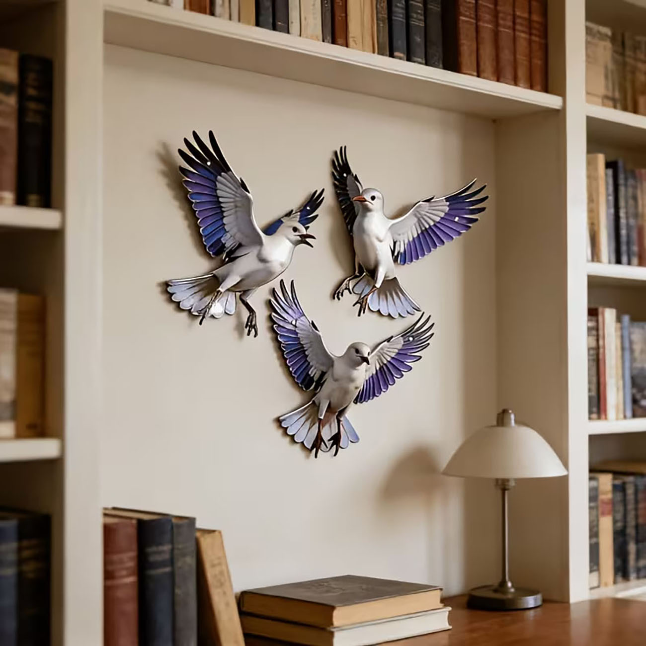 3 Pcs 2D Flat Wooden Seagull W - Home Decor Nautical review and price