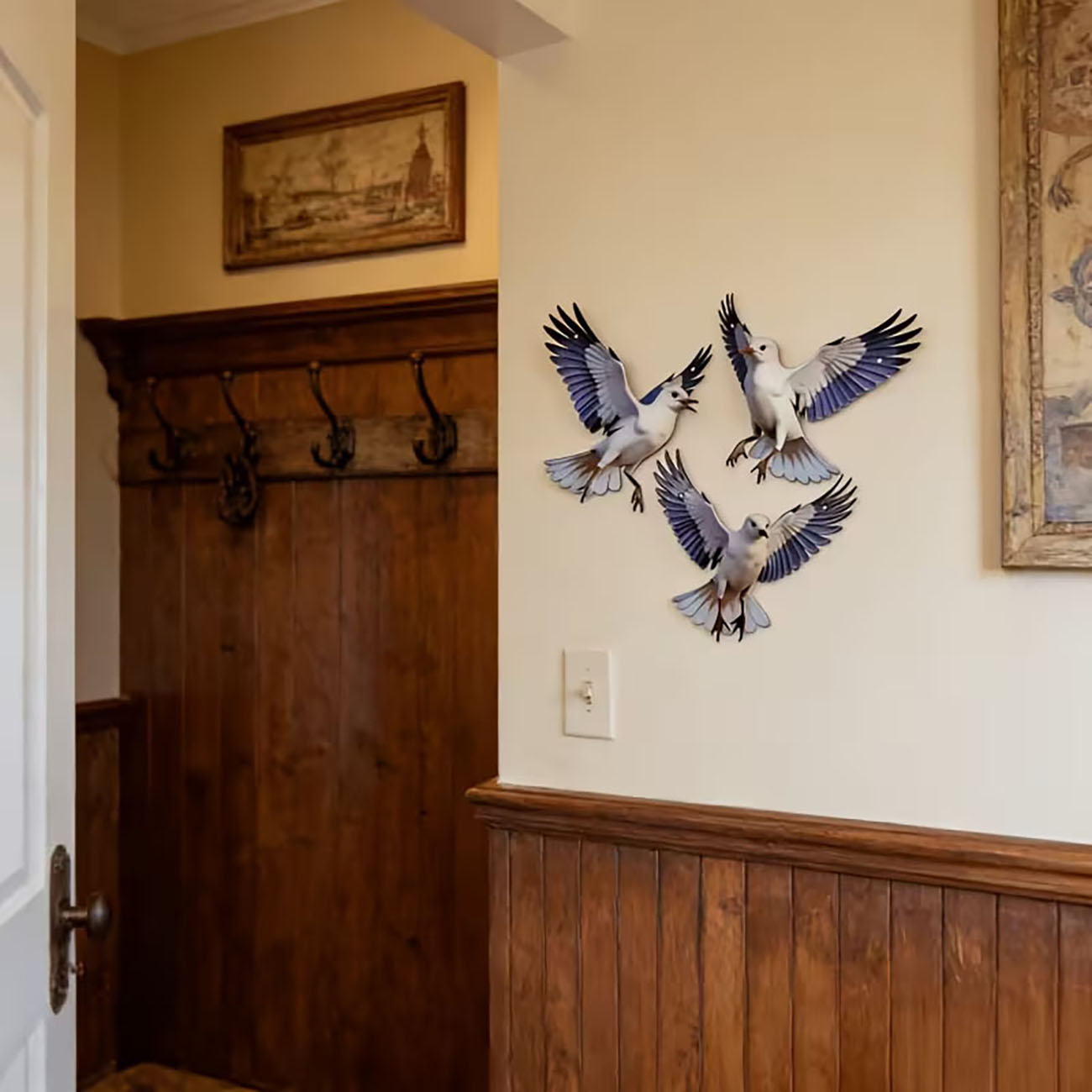 3 Pcs 2D Flat Wooden Seagull W - Home Decor Nautical review and price