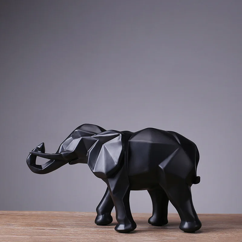 Creative Resin Black Elephant  - Abstract Sculpture Resin review and price