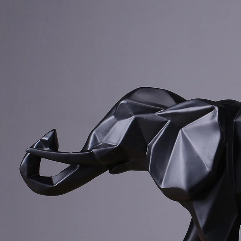 Creative Resin Black Elephant  - Abstract Sculpture Resin review and price