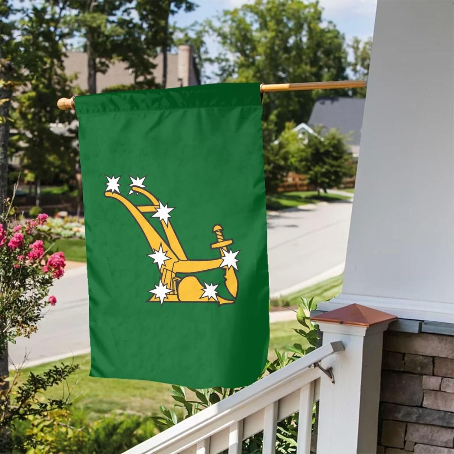 Starry Plough Logo Garden Flag - Home Decor Logo review and price