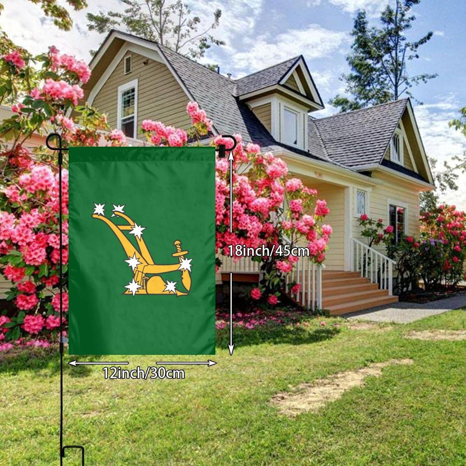 Starry Plough Logo Garden Flag - Home Decor Logo review and price