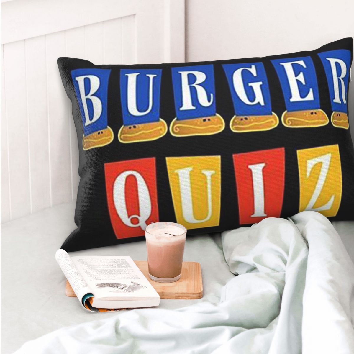 Burger Quiz New Logo Rectangle - Home Decor Quiz review and price
