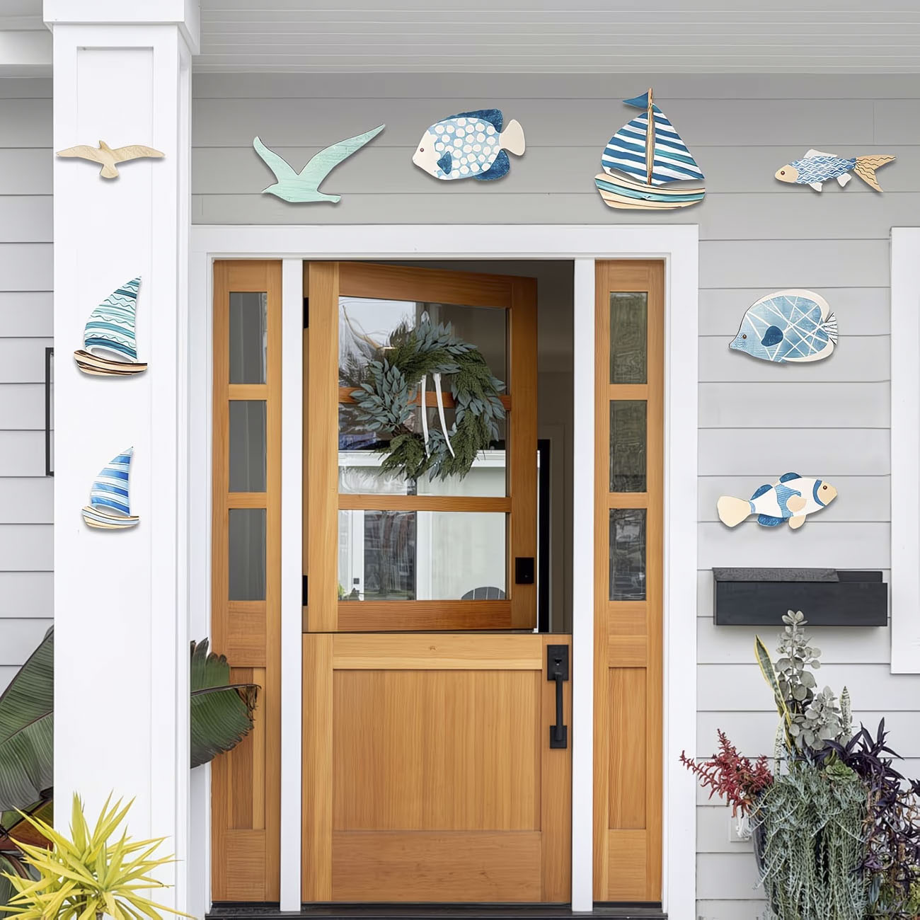 9Pcs Tropical Fish Seagull Sai - Home Decor Nautical review and price