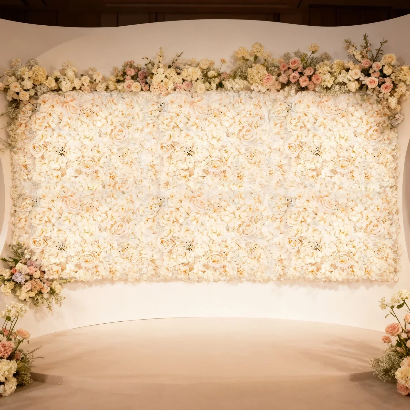 6 PCS 60*40cm Artificial Flowe - Home Decor Wall Panels review and price