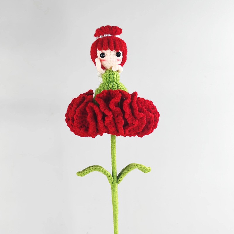 Handmade Crochet Carnation Fai - Yarn Home Decor review and price