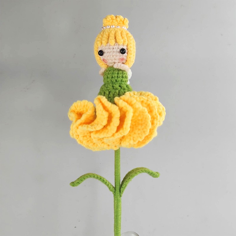 Handmade Crochet Carnation Fai - Yarn Home Decor review and price